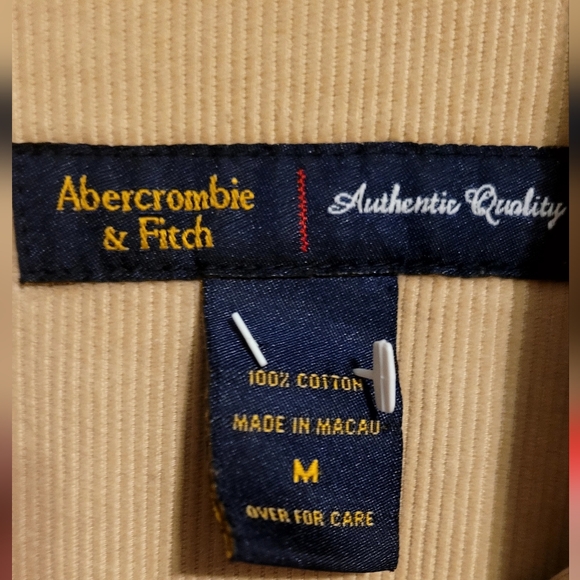 Vintage Abercrombie & Fitch women's corduroy jacket in Khaki/tan. Size M - Picture 4 of 4